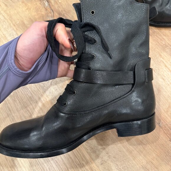 Chloe Combat Boots - Picture 8 of 9